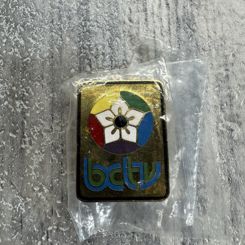 BCTV Television Station British Columbia CANADA Lapel Hat Tie Pin